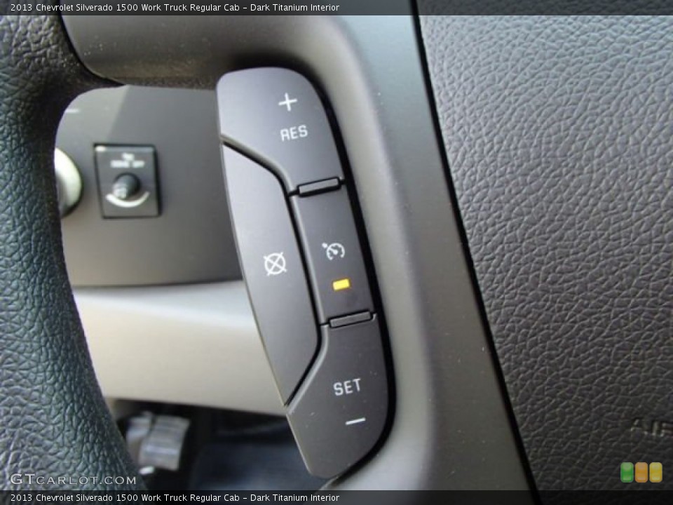 Dark Titanium Interior Controls for the 2013 Chevrolet Silverado 1500 Work Truck Regular Cab #81264850