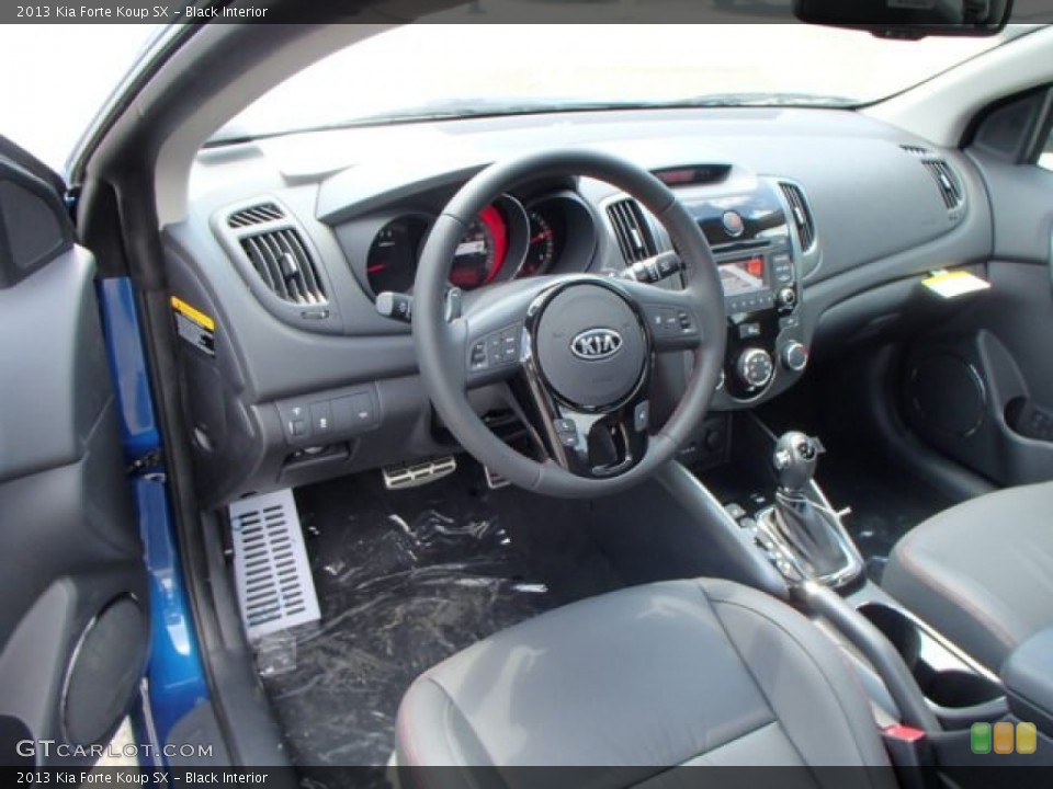 Black Interior Photo for the 2013 Kia Forte Koup SX #81265126