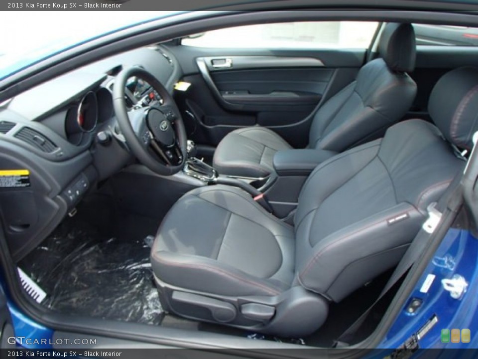 Black Interior Front Seat for the 2013 Kia Forte Koup SX #81265143