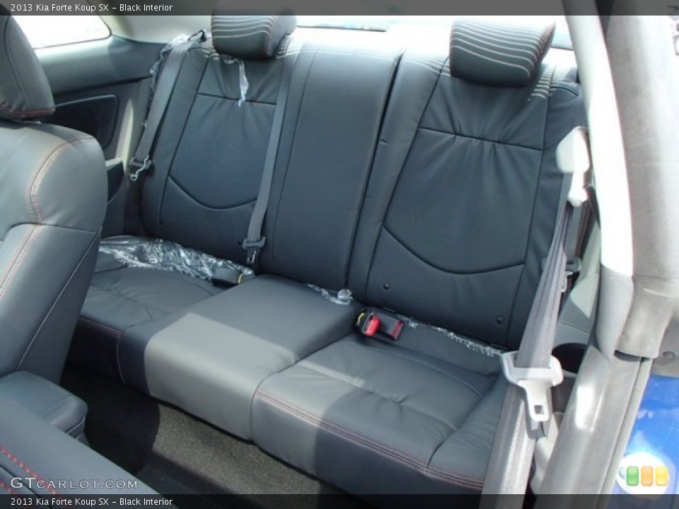 Black Interior Rear Seat for the 2013 Kia Forte Koup SX #81265204