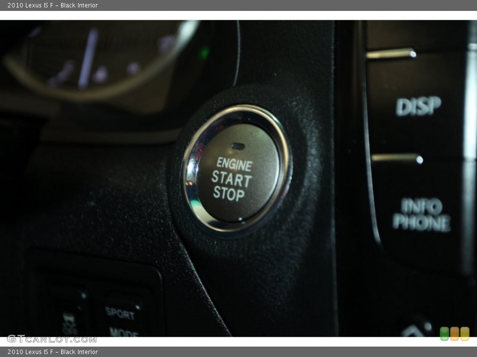 Black Interior Controls for the 2010 Lexus IS F #81265805