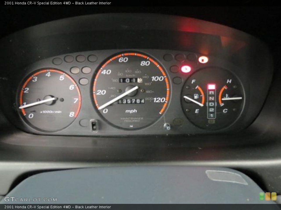 Black Leather Interior Gauges for the 2001 Honda CR-V Special Edition 4WD #81266002