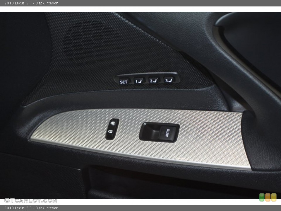 Black Interior Controls for the 2010 Lexus IS F #81266078