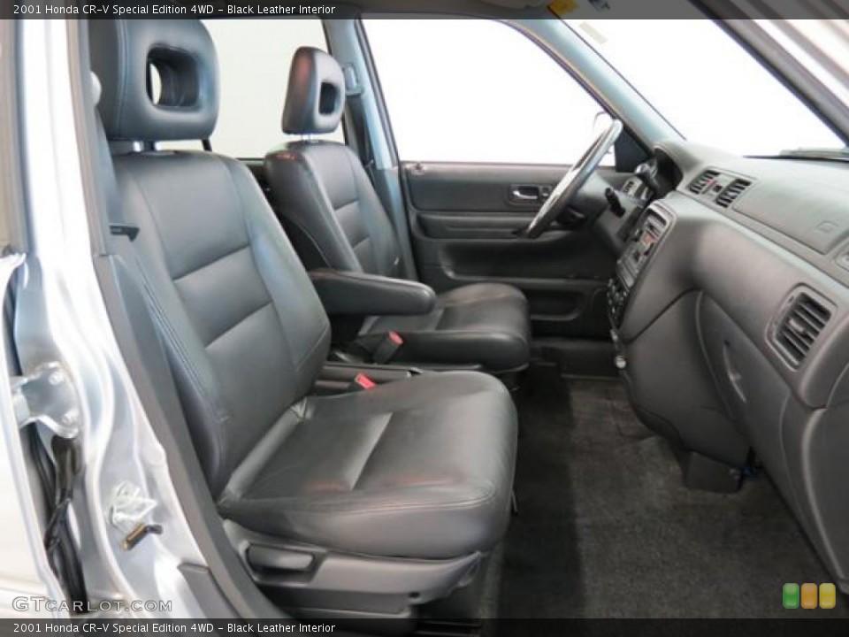 Black Leather 2001 Honda CR-V Interiors