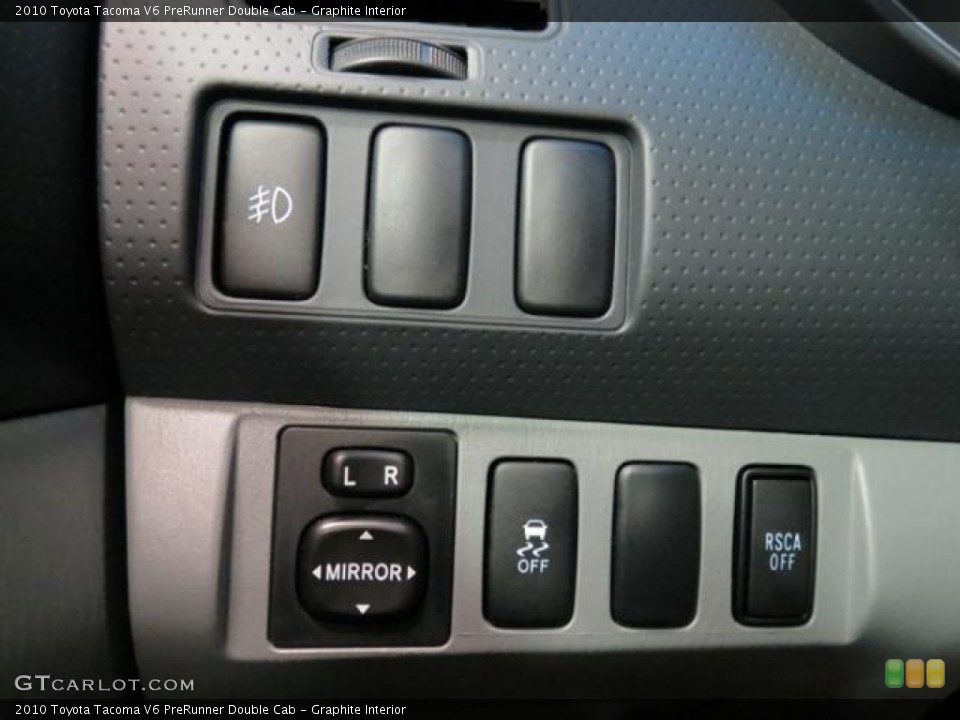 Graphite Interior Controls for the 2010 Toyota Tacoma V6 PreRunner Double Cab #81266881