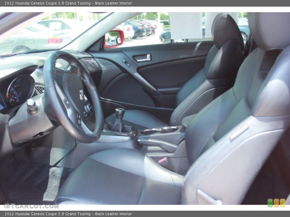 Black Leather Interior Photo for the 2012 Hyundai Genesis Coupe 3.8 Grand Touring #81268285