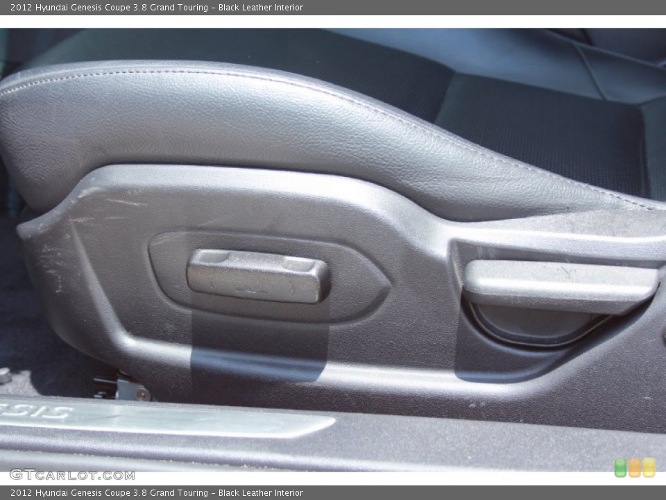 Black Leather Interior Controls for the 2012 Hyundai Genesis Coupe 3.8 Grand Touring #81268372
