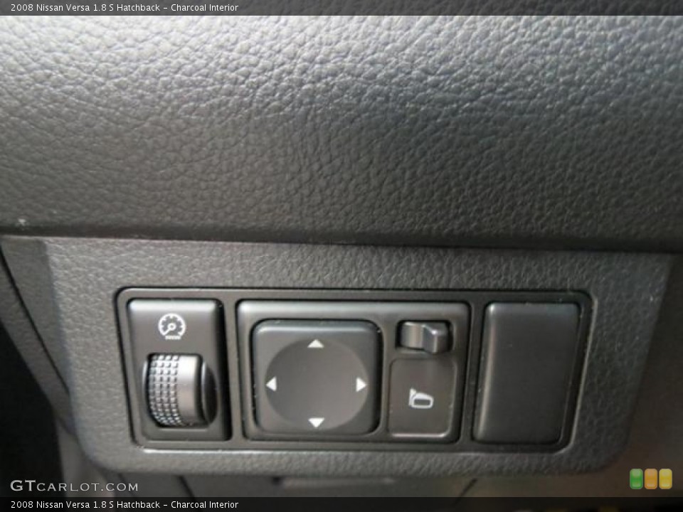 Charcoal Interior Controls for the 2008 Nissan Versa 1.8 S Hatchback #81268381