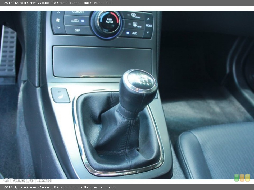 Black Leather Interior Transmission for the 2012 Hyundai Genesis Coupe 3.8 Grand Touring #81268522