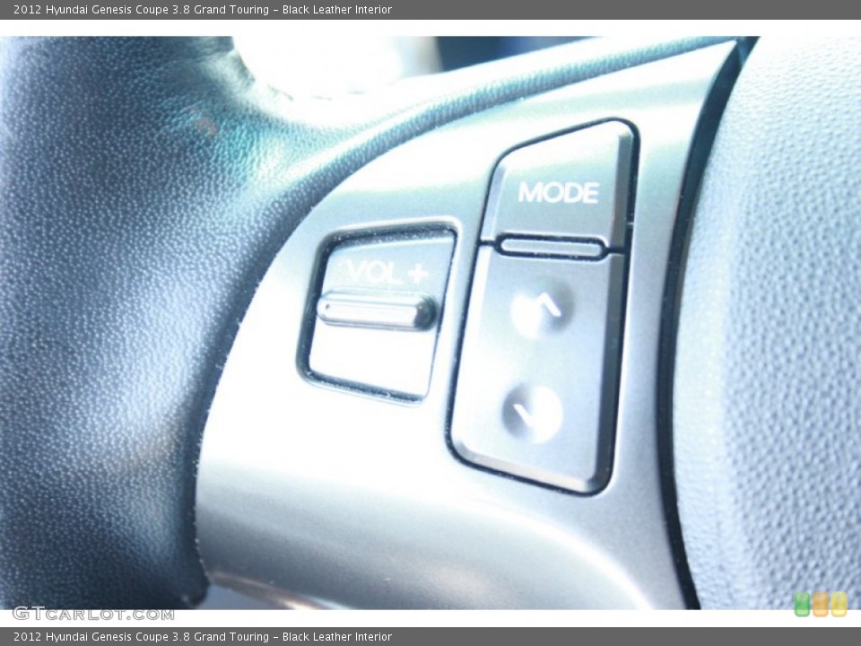 Black Leather Interior Controls for the 2012 Hyundai Genesis Coupe 3.8 Grand Touring #81268565