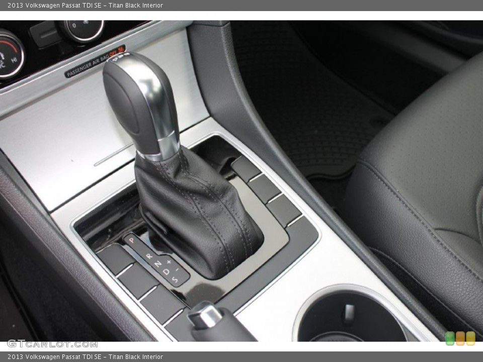 Titan Black Interior Transmission for the 2013 Volkswagen Passat TDI SE #81269340