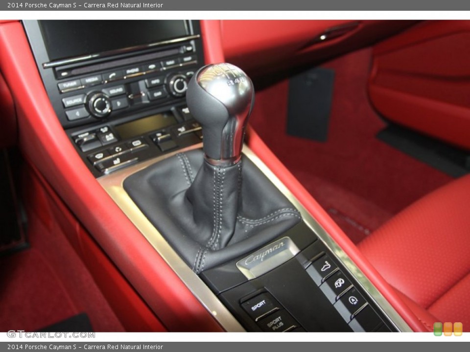 Carrera Red Natural Interior Transmission for the 2014 Porsche Cayman S #81269955