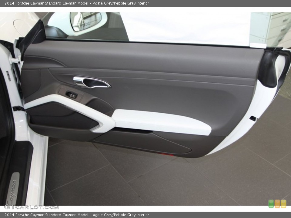 Agate Grey/Pebble Grey Interior Door Panel for the 2014 Porsche Cayman  #81270338