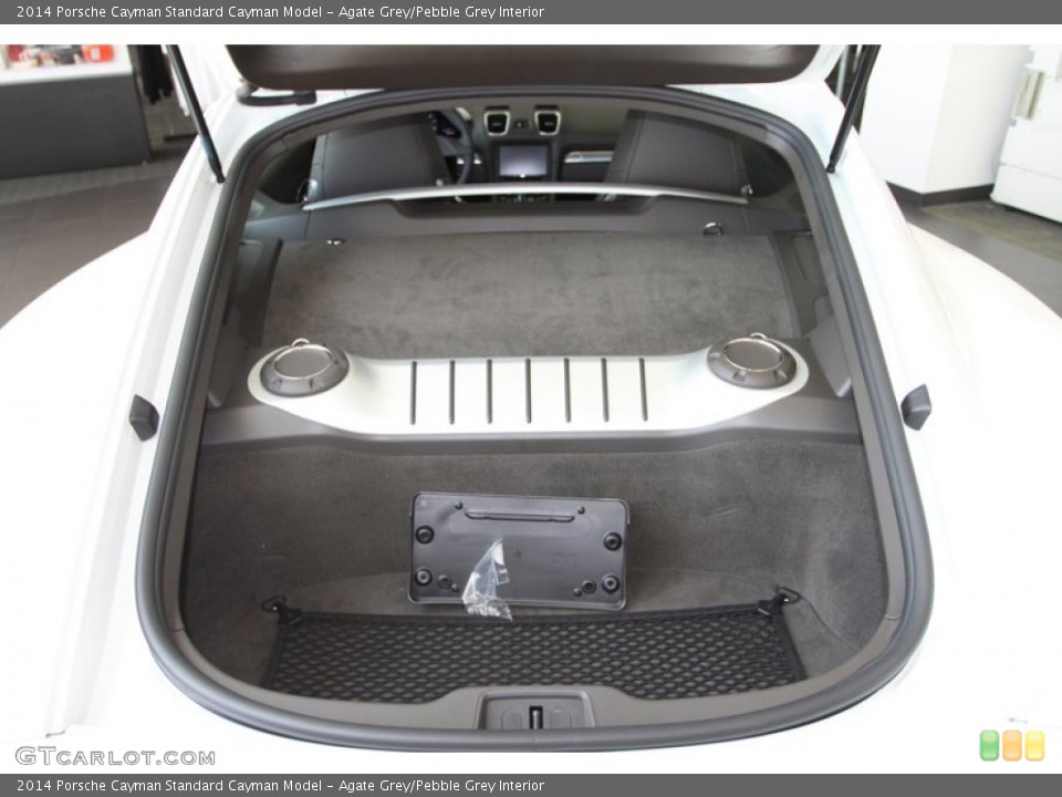 Agate Grey/Pebble Grey Interior Trunk for the 2014 Porsche Cayman  #81270399