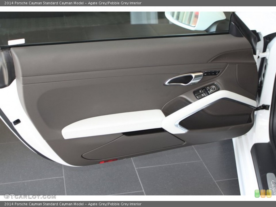 Agate Grey/Pebble Grey Interior Door Panel for the 2014 Porsche Cayman  #81270420
