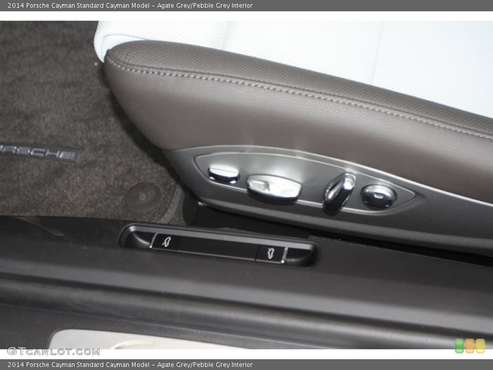 Agate Grey/Pebble Grey Interior Front Seat for the 2014 Porsche Cayman  #81270480