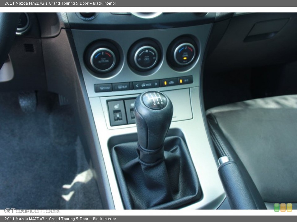 Black Interior Transmission for the 2011 Mazda MAZDA3 s Grand Touring 5 Door #81270889