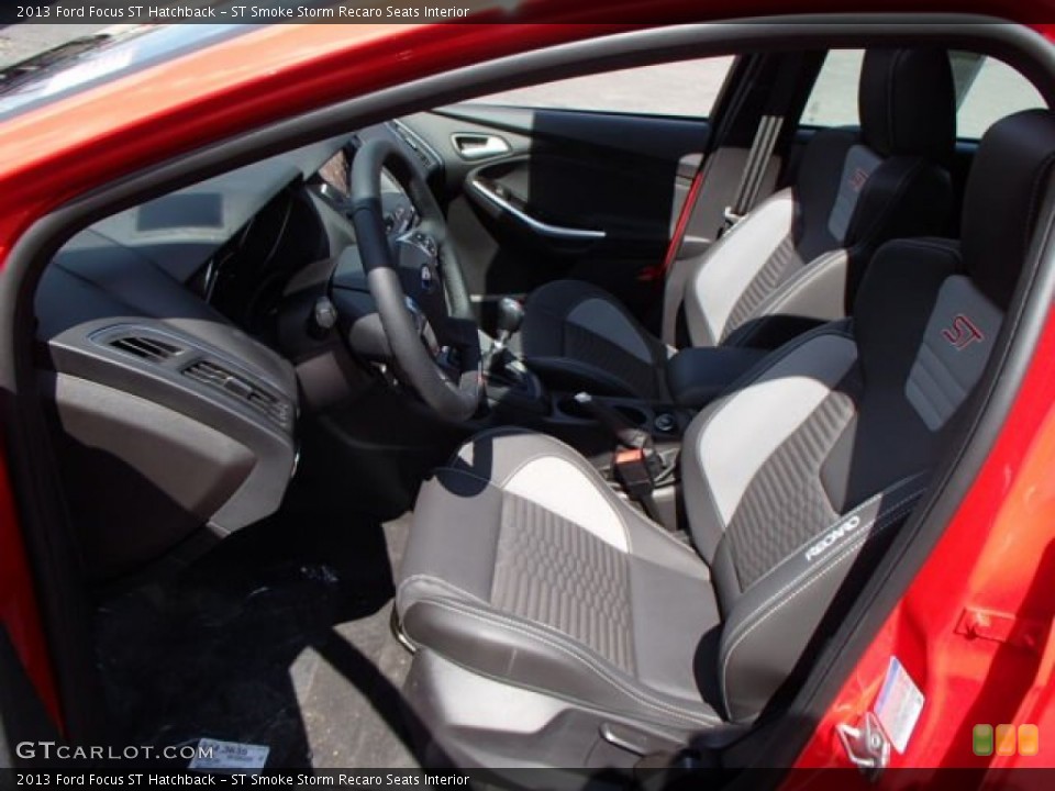 ST Smoke Storm Recaro Seats Interior Front Seat for the 2013 Ford Focus ST Hatchback #81270896