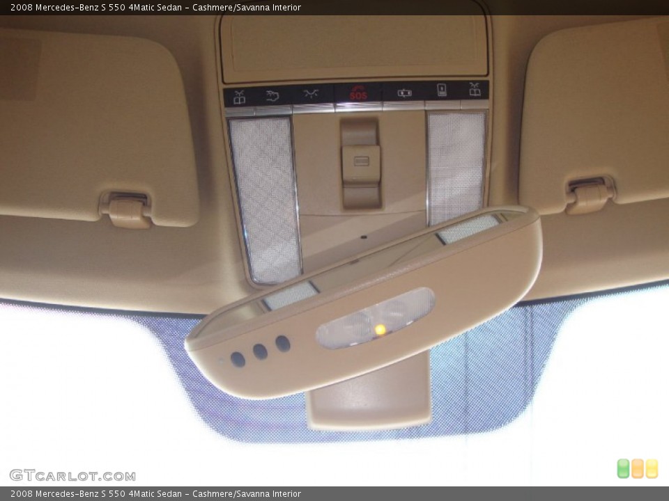 Cashmere/Savanna Interior Controls for the 2008 Mercedes-Benz S 550 4Matic Sedan #81272102