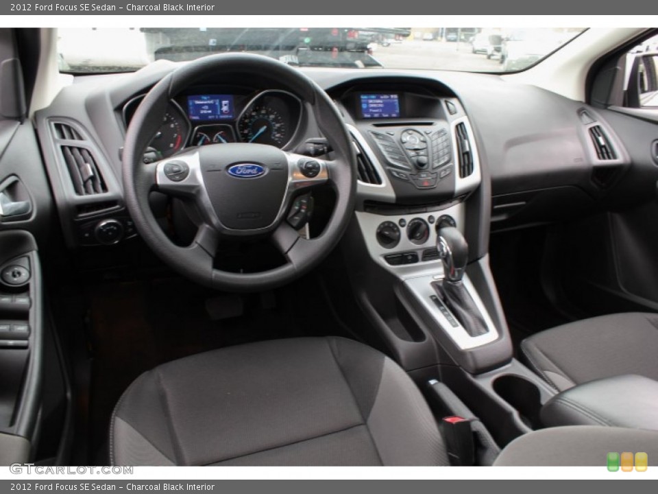 Charcoal Black Interior Prime Interior for the 2012 Ford Focus SE Sedan #81272302