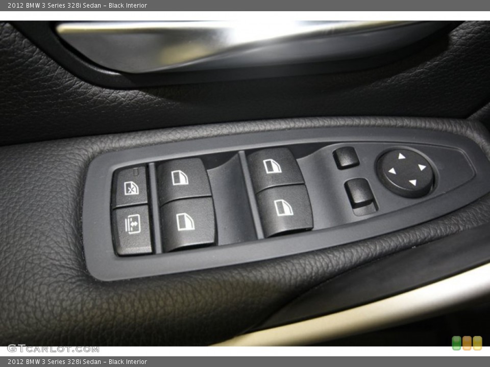 Black Interior Controls for the 2012 BMW 3 Series 328i Sedan #81275110