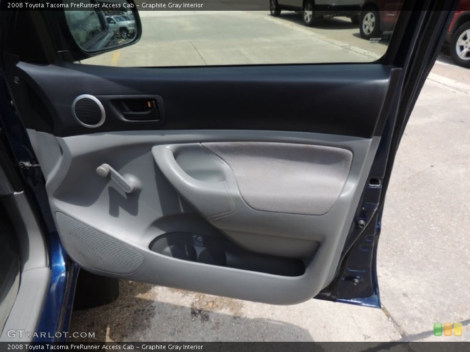 Graphite Gray Interior Door Panel for the 2008 Toyota Tacoma PreRunner Access Cab #81275780