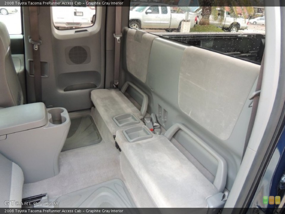 Graphite Gray Interior Rear Seat for the 2008 Toyota Tacoma PreRunner Access Cab #81275842