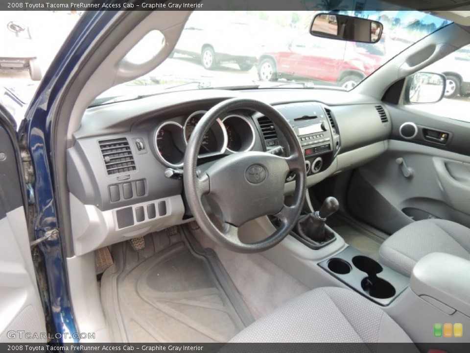 Graphite Gray Interior Photo for the 2008 Toyota Tacoma PreRunner Access Cab #81275880