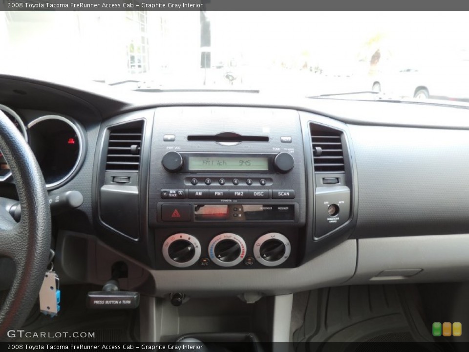 Graphite Gray Interior Controls for the 2008 Toyota Tacoma PreRunner Access Cab #81275980