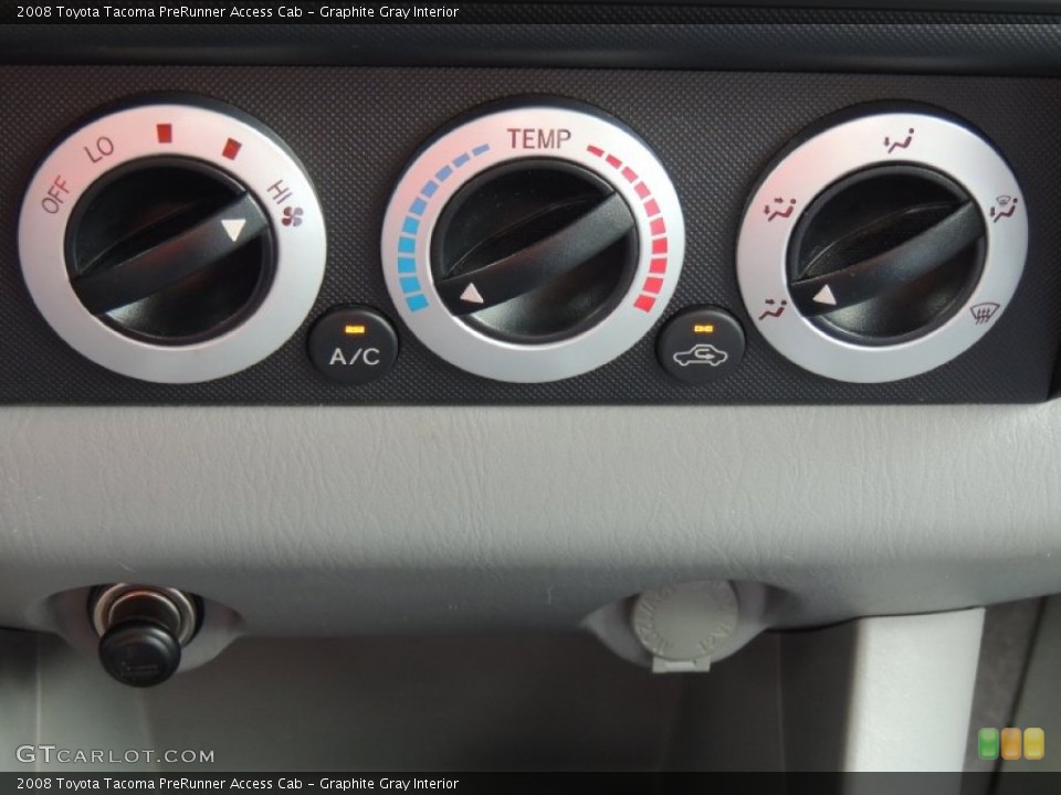 Graphite Gray Interior Controls for the 2008 Toyota Tacoma PreRunner Access Cab #81276025