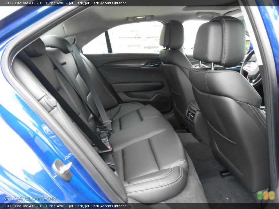 Jet Black/Jet Black Accents Interior Rear Seat for the 2013 Cadillac ATS 2.0L Turbo AWD #81276073