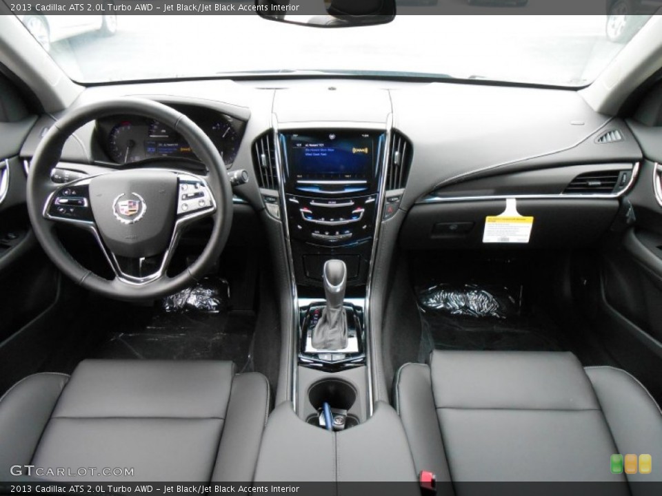 Jet Black/Jet Black Accents Interior Dashboard for the 2013 Cadillac ATS 2.0L Turbo AWD #81276112