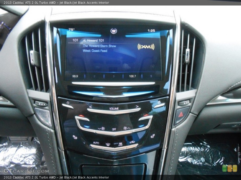 Jet Black/Jet Black Accents Interior Controls for the 2013 Cadillac ATS 2.0L Turbo AWD #81276154