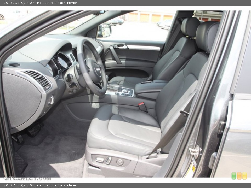 Black Interior Front Seat for the 2013 Audi Q7 3.0 S Line quattro #81277903