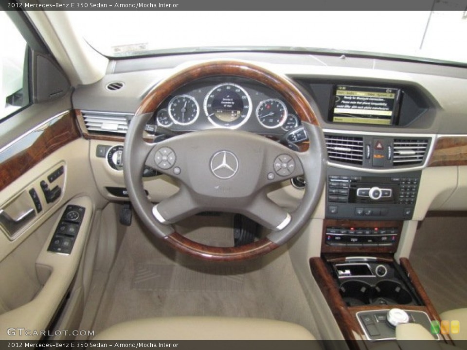 Almond/Mocha Interior Dashboard for the 2012 Mercedes-Benz E 350 Sedan #81277978