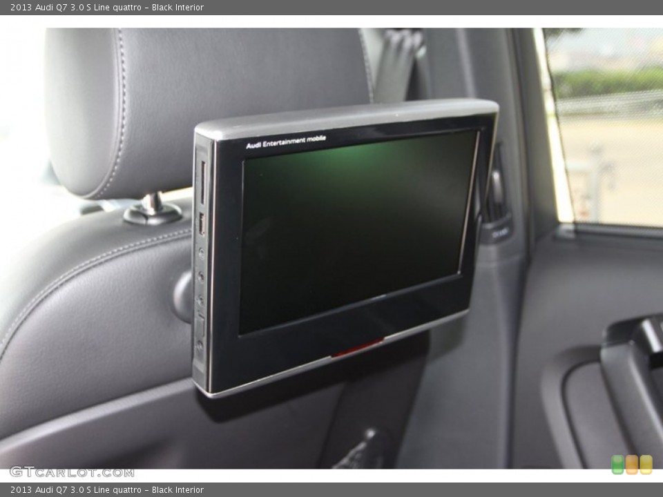 Black Interior Entertainment System for the 2013 Audi Q7 3.0 S Line quattro #81278035