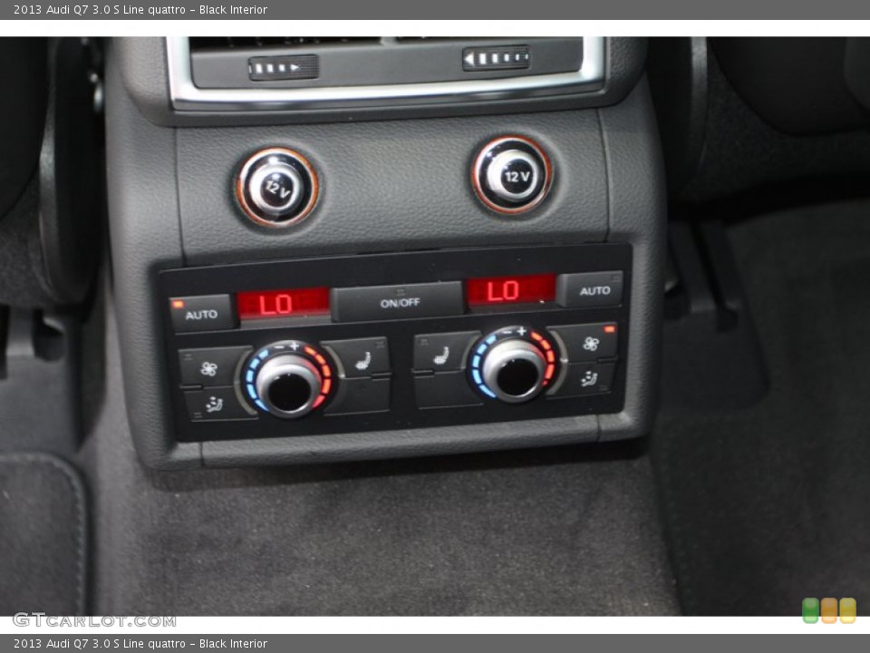 Black Interior Controls for the 2013 Audi Q7 3.0 S Line quattro #81278058