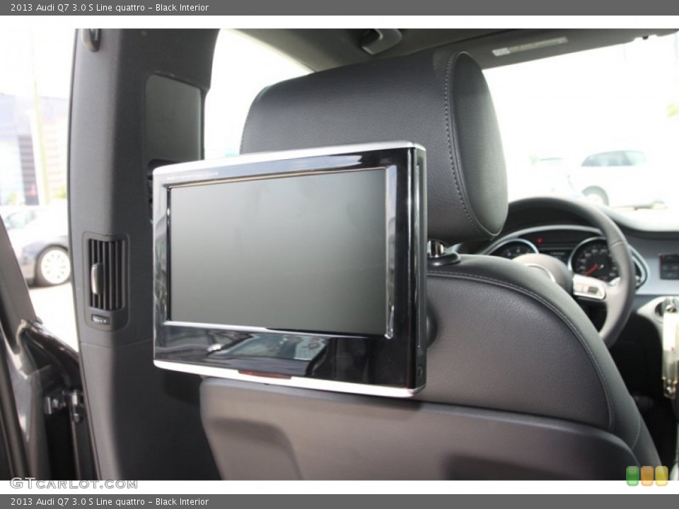 Black Interior Entertainment System for the 2013 Audi Q7 3.0 S Line quattro #81278107