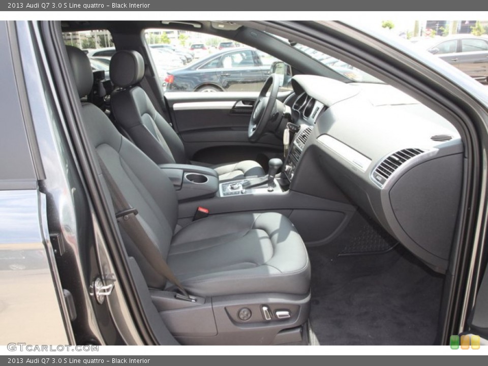 Black Interior Front Seat for the 2013 Audi Q7 3.0 S Line quattro #81278170