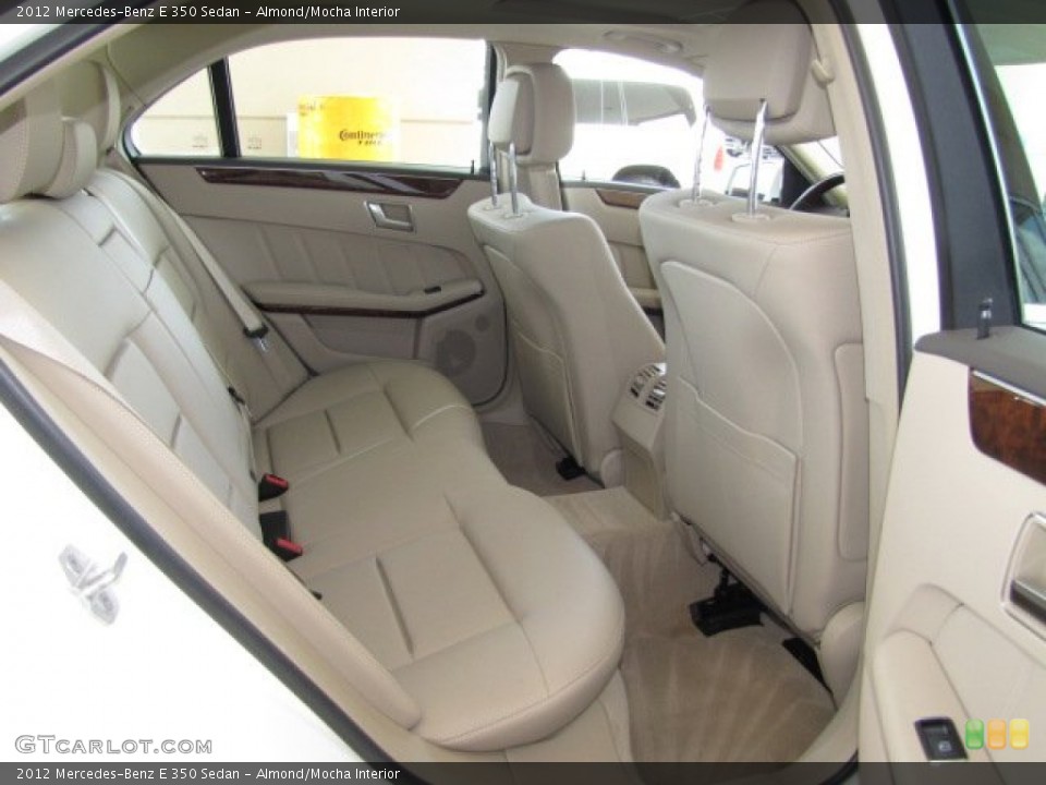 Almond/Mocha Interior Rear Seat for the 2012 Mercedes-Benz E 350 Sedan #81278218