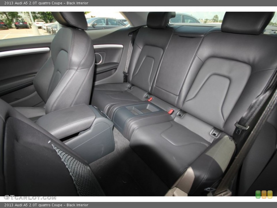Black Interior Rear Seat for the 2013 Audi A5 2.0T quattro Coupe #81280195