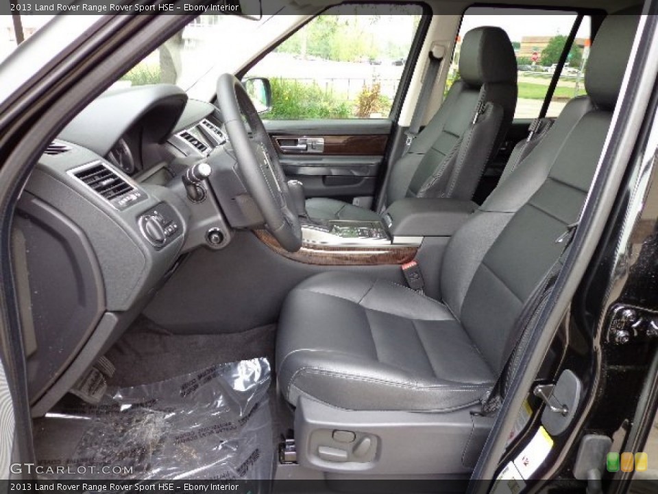 Ebony Interior Photo for the 2013 Land Rover Range Rover Sport HSE #81280216