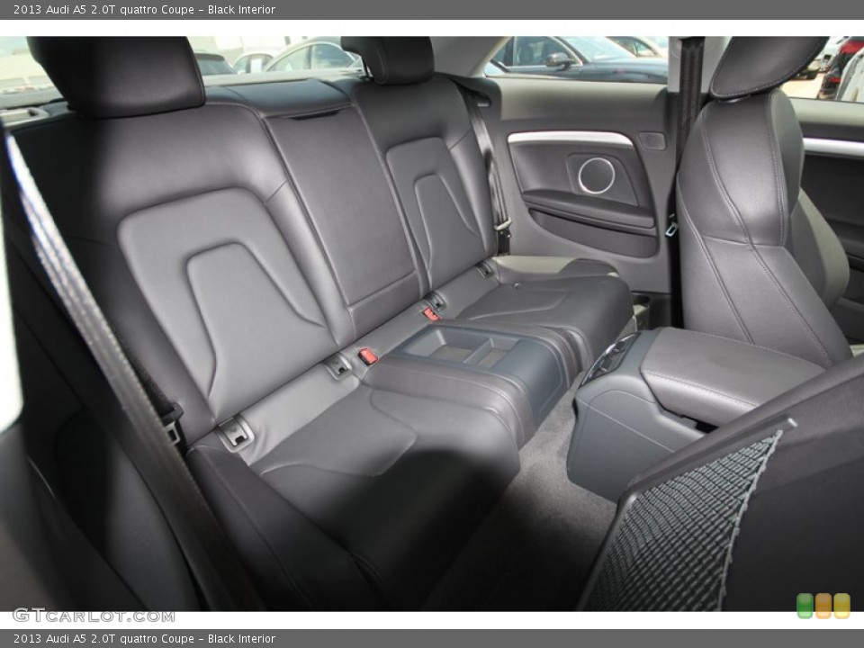 Black Interior Rear Seat for the 2013 Audi A5 2.0T quattro Coupe #81280276