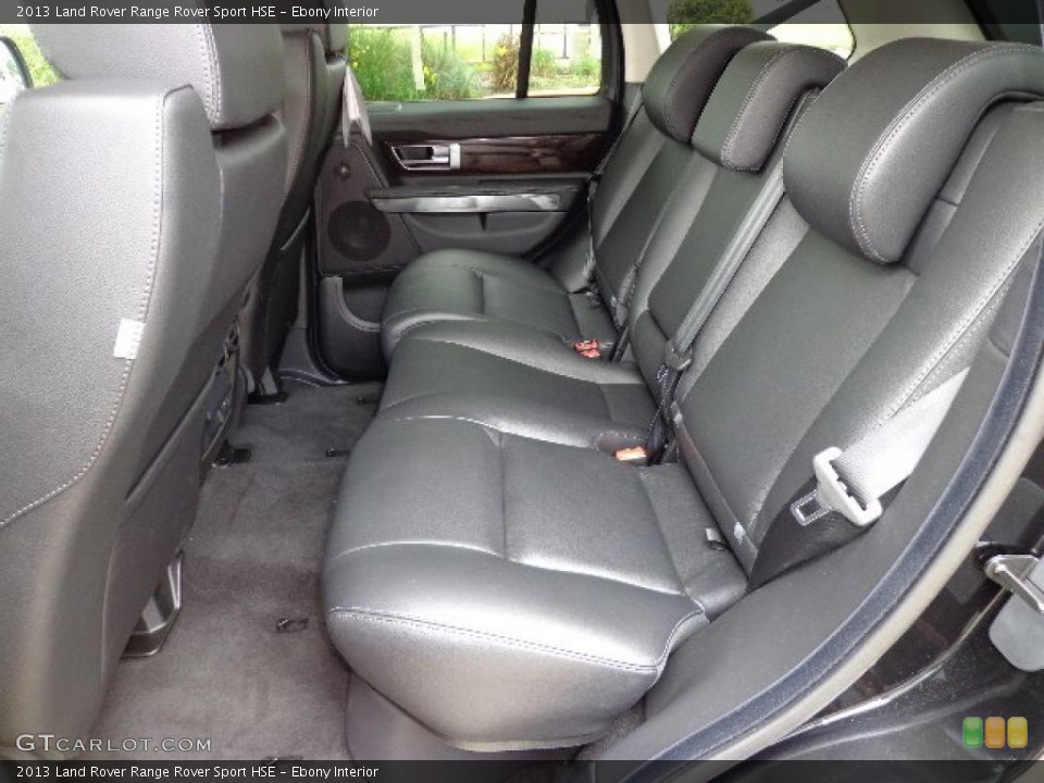 Ebony Interior Rear Seat for the 2013 Land Rover Range Rover Sport HSE #81280396
