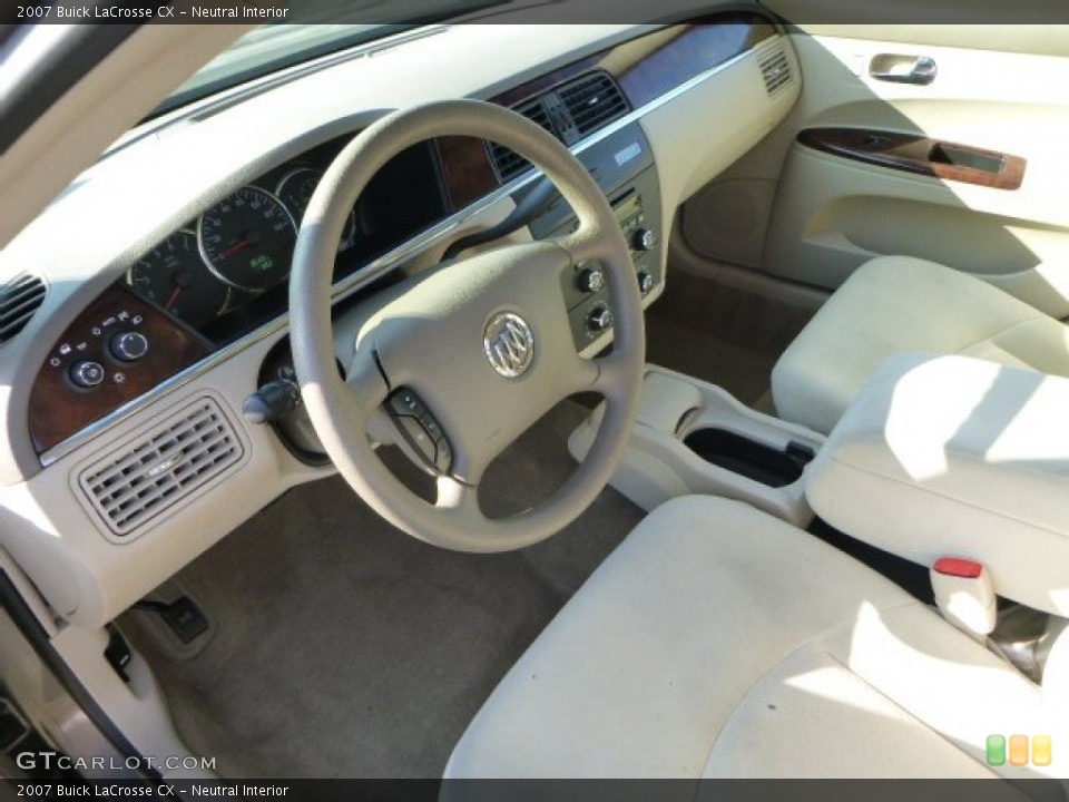 Neutral Interior Photo for the 2007 Buick LaCrosse CX #81280422
