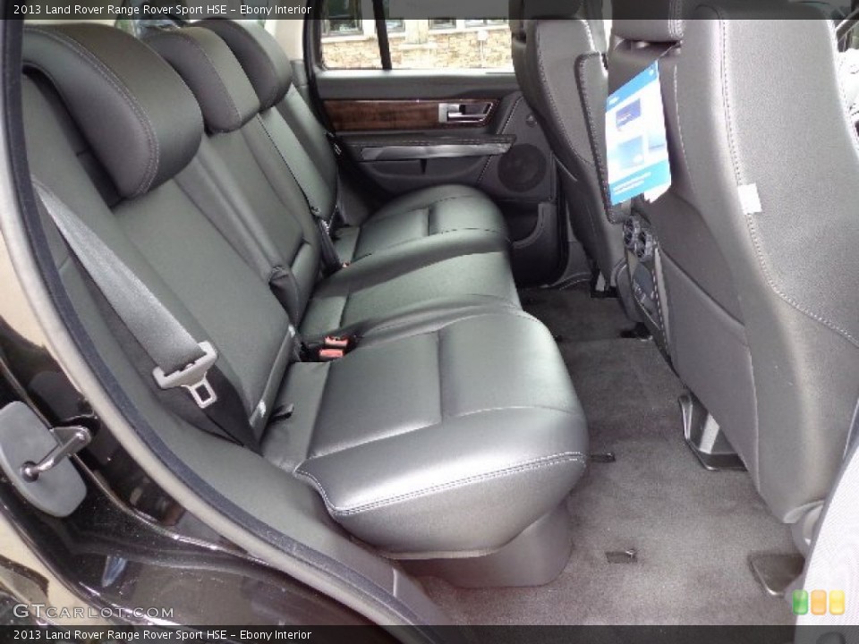 Ebony Interior Rear Seat for the 2013 Land Rover Range Rover Sport HSE #81280459
