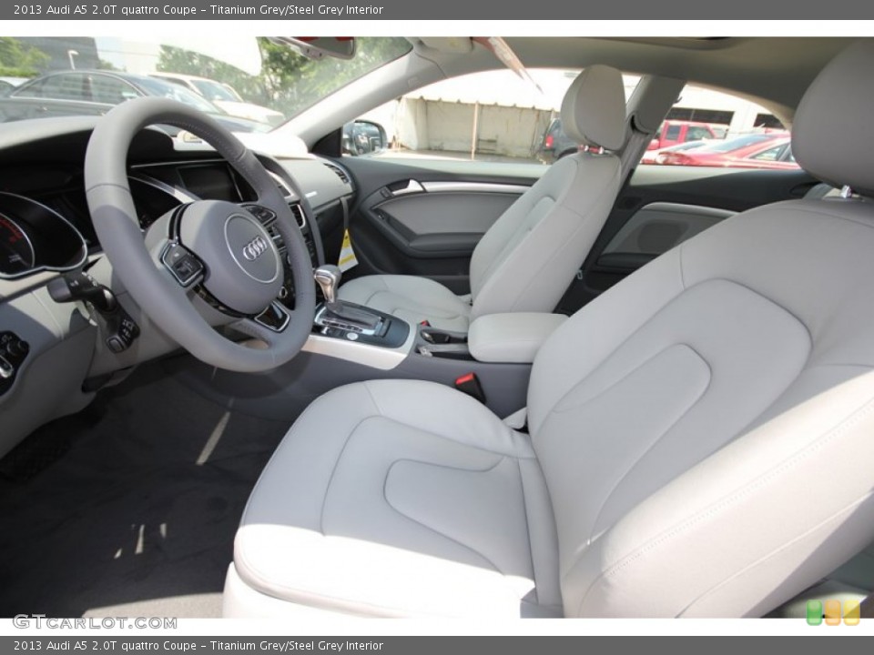Titanium Grey/Steel Grey Interior Front Seat for the 2013 Audi A5 2.0T quattro Coupe #81280558