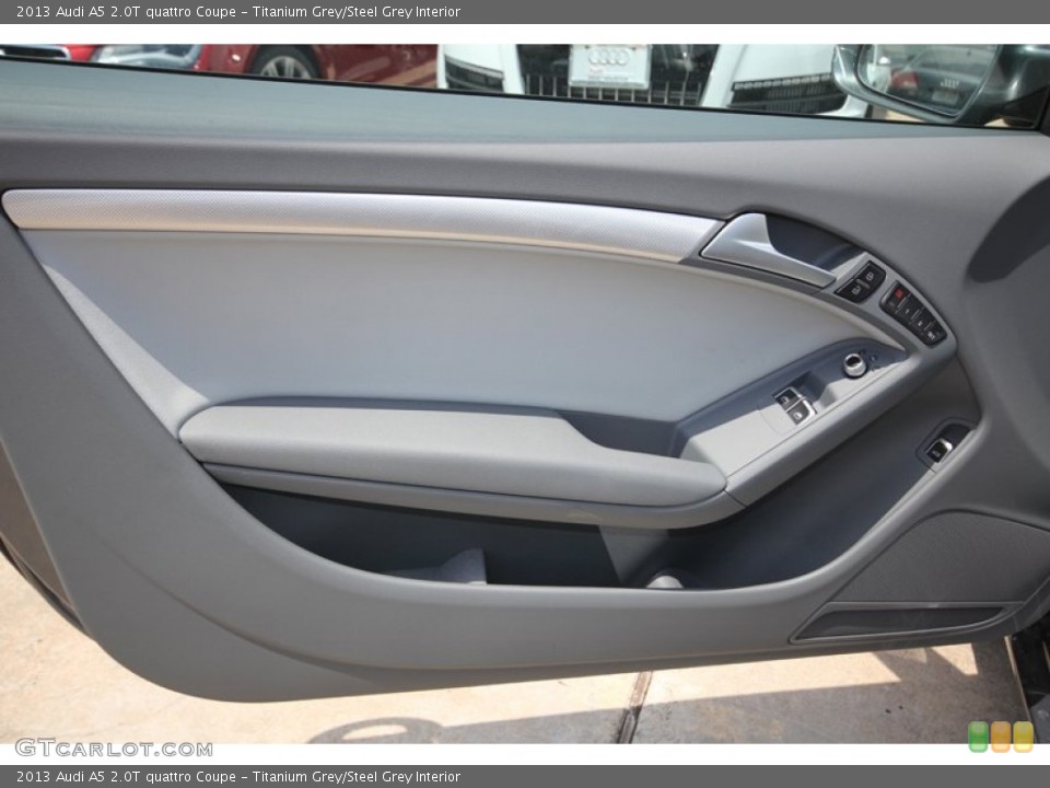 Titanium Grey/Steel Grey Interior Door Panel for the 2013 Audi A5 2.0T quattro Coupe #81280573