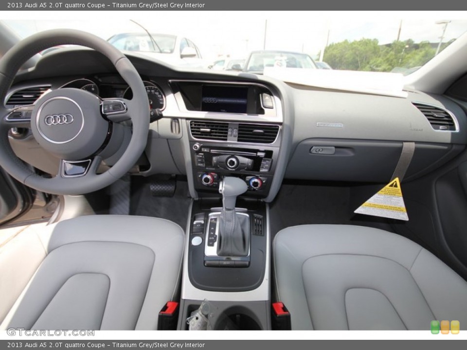 Titanium Grey/Steel Grey Interior Dashboard for the 2013 Audi A5 2.0T quattro Coupe #81280588