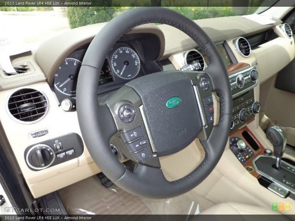 Almond Interior Steering Wheel for the 2013 Land Rover LR4 HSE LUX #81280807
